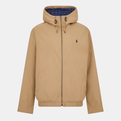 облекла,на,разпродажба,мъжки,якета,polo,ralph,lauren,men's,longford,hooded,lightweight,windbreaker,classic,camel