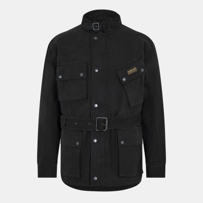 яке,barbour,men,s,b,intl,washed,wax,jacket,black