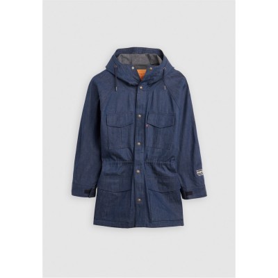анорак,промоция,на,зимни,облекла,мъжки,якета,levis,men's,levi's,x,oasis,hooded,denim,long,sleeve,parka,chambray