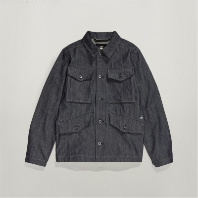 яке,облекла,на,разпродажба,мъжки,якета,g,star,vodan,field,jacket,overshirt,raw,denim