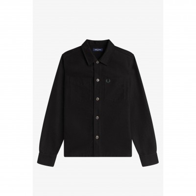 мъжки,якета,fred,perry,men,s,brushed,twill,overshirt,black,102
