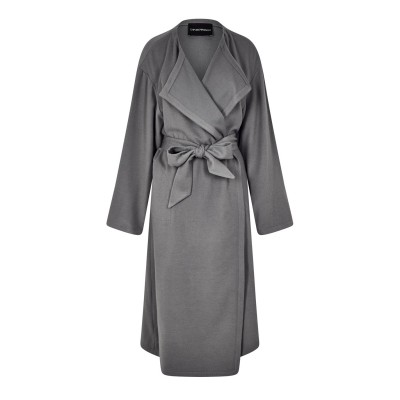 дамски,якета,и,палта,emporio,armani,self,tie,overcoat,grigio