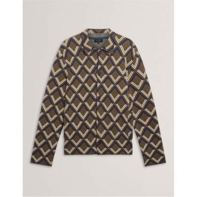 яке,мъжки,якета,ted,baker,ted,jacquard,jacket,sn54,khaki