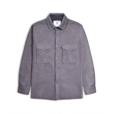 мъжки,якета,мъжки,якета,и,палта,размер+,lambretta,men's,brushed,flannel,overshirt,charcoal