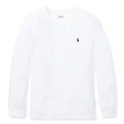 тениска,детски,облекла,polo,ralph,lauren,boy's,long,sleeve,t,shirt,white