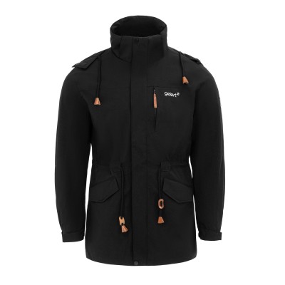gelert,men,s,wind,resistant,fleece,lined,detachable,hood,long,sleeve,full,zip,hoodie,black