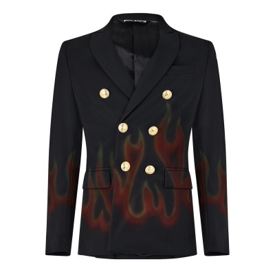 сако,мъжки,якета,palm,angels,burning,doublebreast,blazer,black,red