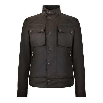 яке,мъжки,якета,belstaff,men's,racemaster,waxed,cotton,long,sleeve,funnel,neck,wax,jacket,burnt,oak