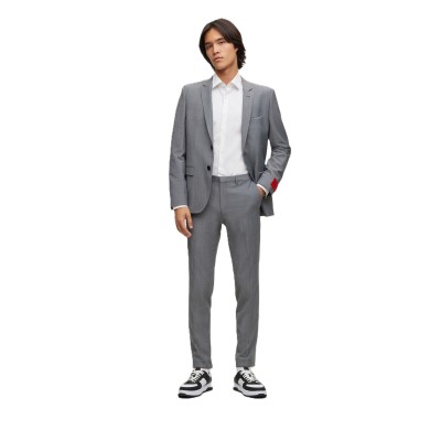сако,мъжки,якета,hugo,men,s,tailored,blazer,open,grey