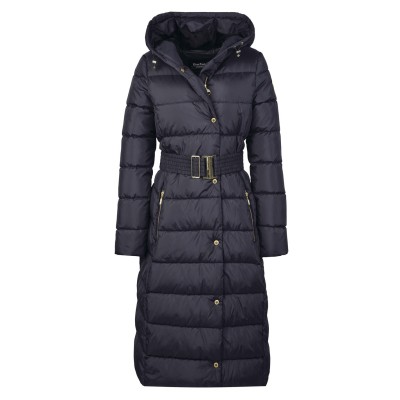 яке,дамски,якета,и,палта,barbour,international,women's,track,line,hooded,long,sleeve,long,puffer,jacket,black