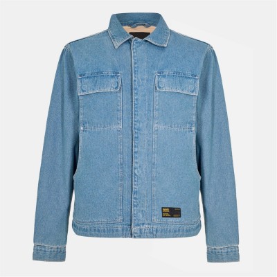 яке,дамски,якета,и,палта,vans,mcavoy,denim,station,jacket,stonewa,unisex,adults,stonewash,blue