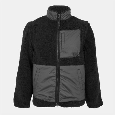 яке,дамски,якета,и,палта,vans,mte,navigate,highpile,jacket,rain,f,sherpa,unisex,adults,black