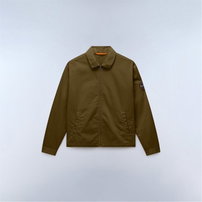 облекла,на,разпродажба,мъжки,якета,napapijri,napa,arrayanes,over,shirt,mens,dark,olive