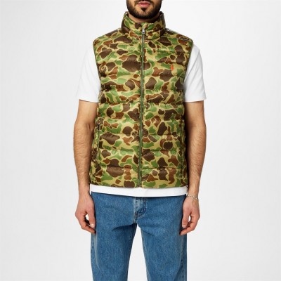 елек,облекла,на,разпродажба,мъжки,якета,polo,ralph,lauren,colden,packable,water,repellent,gilet,frogskin