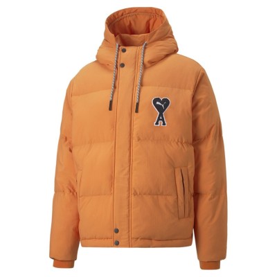 яке,дамски,якета,и,палта,puma,sportstyle,x,ami,puffer,jacket,jaffa,orange