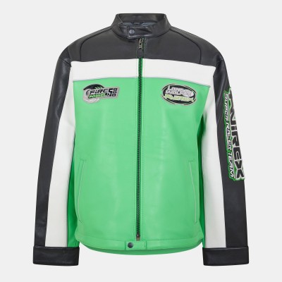 яке,мъжки,якета,avirex,men,s,lonewolf,leather,jacket,lime,green