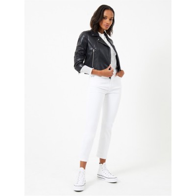 яке,дамски,якета,и,палта,french,connection,etta,pu,faux,leather,biker,jacket,01,black