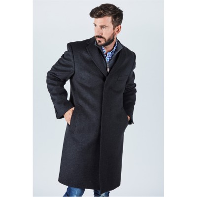 мъжки,якета,мъжки,якета,и,палта,размер+,harvey,and,jones,men's,long,length,winter,wool,wind,resistant,long,sleeve,overcoat,grey
