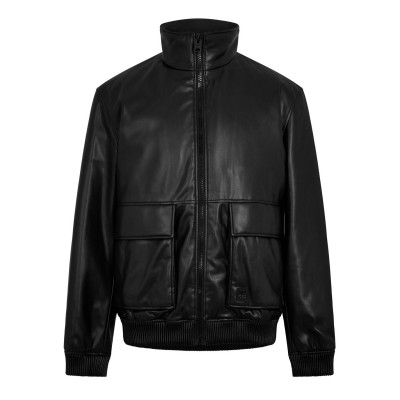 яке,мъжки,якета,hugo,men's,bono2511,leather,jacket,black