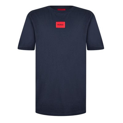 тениска,мъжки,тениски,hugo,diragolino,t,shirt,dark,blue,405