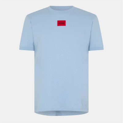 тениска,облекла,на,разпродажба,мъжки,тениски,hugo,mens,regular,fit,diragolino,t,shirt,open,blue,483