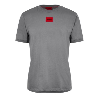 тениска,мъжки,тениски,hugo,diragolino,t,shirt,grey,034