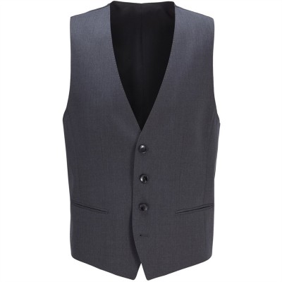 елек,мъжки,костюми,boss,men's,herringbone,twill,slim,fit,italian,wool,waistcoat,dark,grey