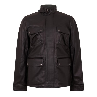 яке,мъжки,якета,belstaff,men's,grant,leather,jacket,dark,brown