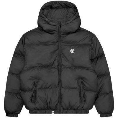 яке,мъжки,якета,aape,men's,now,duck,down,hooded,short,puffer,jacket,black