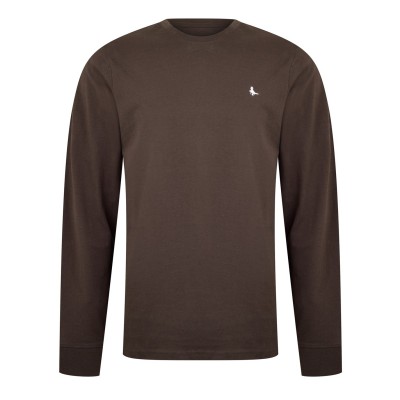 тениска,облекла,на,разпродажба,мъжки,тениски,jack,wills,sandleford,long,sleeve,t,shirt,cocoa