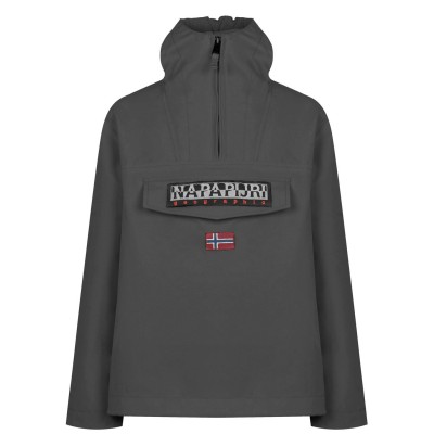 детски,3/4,панталони,napapijri,kids',rainforest,water,resistant,long,sleeve,rain,anorak,dark,grey