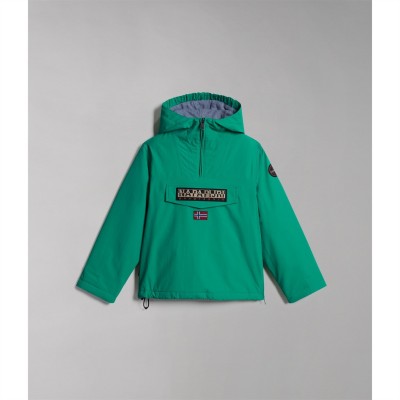 детски,3/4,панталони,napapijri,kids',rainforest,water,resistant,long,sleeve,rain,anorak,green,g1m