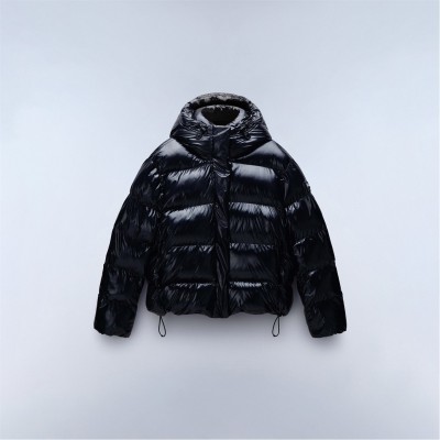 яке,дамски,якета,и,палта,napapijri,women's,glane,mirror,zip,adjustable,hood,short,puffer,jacket,black