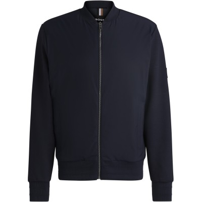 блуза,облекла,на,разпродажба,мъжки,якета,boss,skiles,zip,sweatshirt,dark,blue