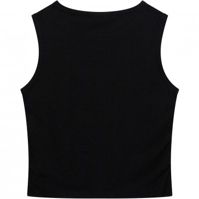 guess,kids,logo,tank,vest,jet,black,jblk