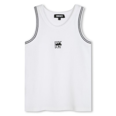 юношески,потник,детски,облекла,dkny,new,york,tank,top,juniors,white