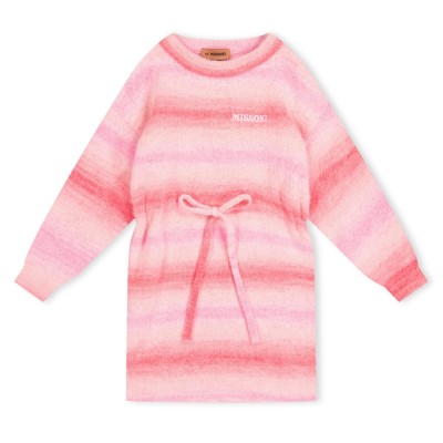 рокля,детски,3/4,панталони,missoni,kids',knitted,jumper,dress,pink