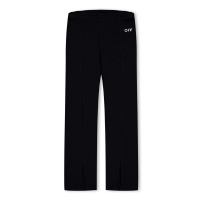 клин,детски,3/4,панталони,off,white,kids,rib,legging,with,signature,logo,blk,wht,1001