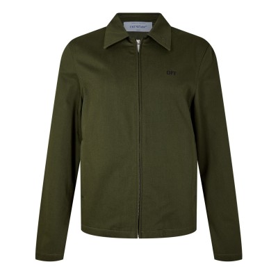 риза,с,дълъг,ръкав,облекла,на,разпродажба,мъжки,якета,off,white,men's,arrow,long,sleeve,zip,overshirt,khaki