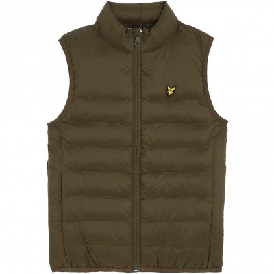 елек,детски,якета,и,палта,lyle,and,scott,kids,wadded,sleeveless,gilet,w485,olive