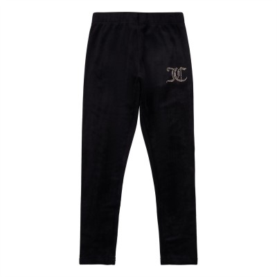 клин,детски,3/4,панталони,juicy,couture,diamante,leggings,jet,black,102