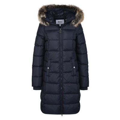 яке,дамски,якета,и,палта,barbour,women's,rosoman,water,resistant,hooded,short,puffer,jacket,navy