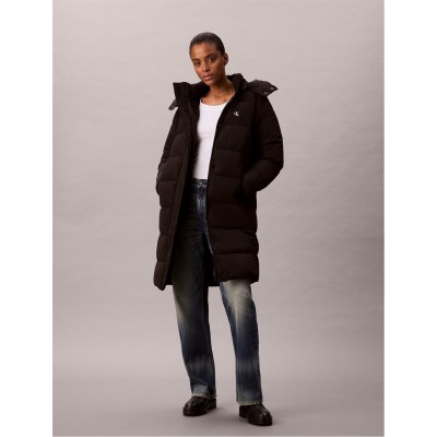 дамски,якета,и,палта,calvin,klein,jeans,ckj,hooded,puffer,coat,black