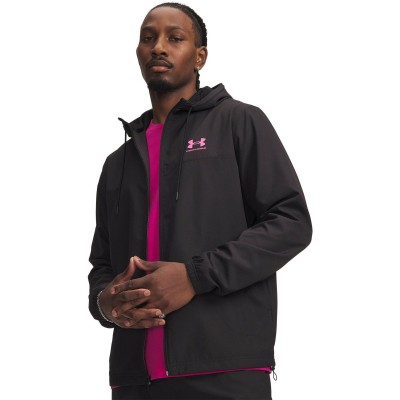 under,armour,men,s,sportstyle,water,resistant,wind,resistant,long,sleeve,windbreaker,black,pink