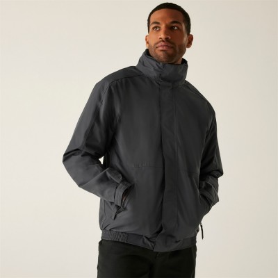 regatta,men's,dover,waterproof,windproof,fleece,lined,insulated,puffer,jacket,seal,grey