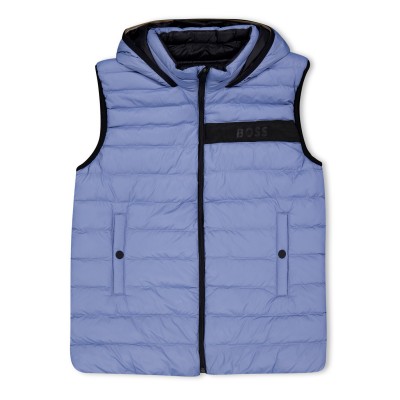елек,детски,облекла,boss,reversible,gilet,med,grey,049