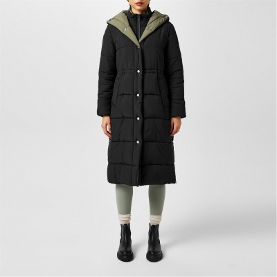 яке,дамски,якета,и,палта,french,connection,women's,auden,double,front,short,puffer,jacket,blackout