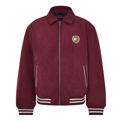 яке,мъжки,якета,tommy,jeans,tommy,jeans,tjm,crest,cord,letterman,jacket,deep,rouge