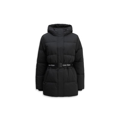 дамско,яке,дамски,якета,и,палта,calvin,klein,jeans,women,s,logo,belt,insulated,short,puffer,jacket,black