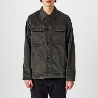 яке,облекла,на,разпродажба,мъжки,якета,ps,paul,smith,corduroy,shirt,jacket,green,38